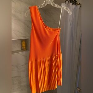 Revolve NBD Ekta Mini Dress in Orange